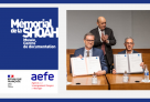 L’AEFE et le Mémorial de la Shoah renouvellent leur partenariat sous les auspices du ministre de l’Europe et des Affaires étrangères