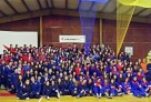 Les délégations des cinq lycées français du Chili présentes aux 39e Jeux inter-alliances