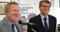 Visite du ministre de l'Education nationale au lycée international Alexandre-Dumas en juin 2013 : mot d'accueil du proviseur