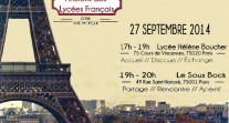 Invitation à la réunion des anciens élèves des lycées d'Asie (Paris, 27/09/2014)