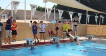 Jeux du Golfe 2015 : les nageurs de l'épreuve d'aquathlon