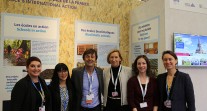 Au Bourget, sur le site de la COP 21 : photo de groupe avec Nicolas Hulot