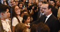 Visite du président de la République dans les lycées français de Buenos Aires et Montevideo