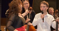 Concert de l’Orchestre des lycées français du monde à Radio France : un musicien fait chanter le public