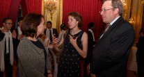 Cérémonie du 29 juin 2016 au Quai d'Orsay : moments d'échanges avec une représentante du SORES