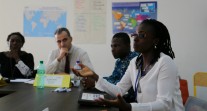 Formation des référents de communication à Cotonou : Cécile Goudou et Didier Guedou