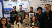 Salon européen de l'éducation 2016 : l'équipe de Web radio du Lycée français de Budapest