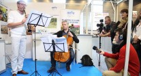 Salon européen de l'éducation 2016 : récital sur le stand de l'AEFE