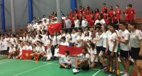 2e championnat de badminton d'Asie-Pacifique : photo de groupe