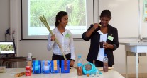 Olympiades nationales de la chimie 2017 : Axelle et Océane présentent leurs travaux