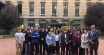 Réunion d'accueil des boursiers Excellence-Major 2019 : photo de groupe à Lyon
