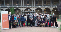 Accueil de la promotion 2021 Excellence-Major : photo-souvenir au lycée du Parc à Lyon