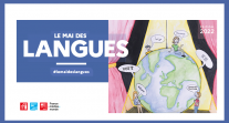 Concours de création de l’affiche du Mai des langues 2022 : découvrez le coup de cœur du jury !