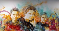 60 ans du lycée français Marie-Curie de Zurich : fresque 