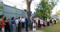 École de Colombo : communauté éducative, amis et partenaires de l'école venus assister à l'inauguration  