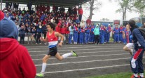 Épreuve de course sur la piste du lycée français d'Osorno