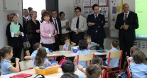 Inauguration du nouveau site du Lycée français de Singapour : visite d’une classe