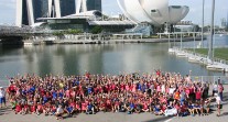 Chaleur et bonheur au rendez-vous des Jeux internationaux de la jeunesse 2016 à Singapour
