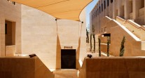 Un patio du nouveau lycée français d'Amman