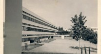 Vue du lycée Descartes en 1963