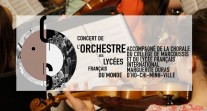 Le 14 janvier à 12h00 (UTC+1), direct radio depuis Ho-Chi-Minh-Ville du 1er concert de la saison de l’Orchestre des lycées français du monde