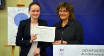 Olympiades de mathématiques 2014 : remise de diplôme à l'élève du lycée français de Vienne