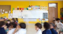 Inauguration du Lycée français de Mascate au sultanat d’Oman : salle de classe