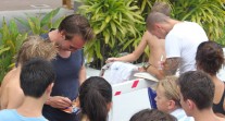 Singapore swim stars : séance d'autographes
