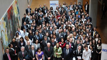 Les participants des &quot;Rencontres des délégués lycéens - Berlin 2013&quot;