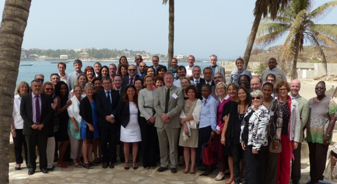 Participants du séminaire de zone à Dakar (fevrier 2014)