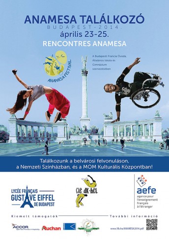 Affiche des 2e rencontres ANAMESA (Budapest 23-25 avril 2014)