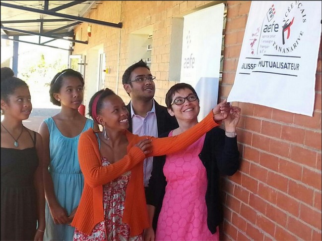 Inauguration de la nouvelle résidence des lycéens de Madagascar au Lycée français de Tananarive