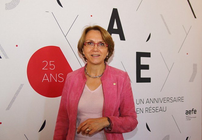 Anne-Marie-Descôtes à la cérémonie de lancement des 25 ans de l&#039;AEFE