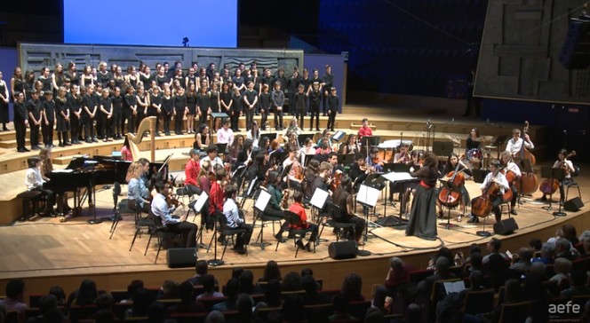 Concert de l’Orchestre des lycées français du monde à Radio France : vue d’ensemble