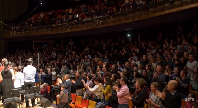 Concert de l’Orchestre des lycées français du monde à Radio France : standing ovation