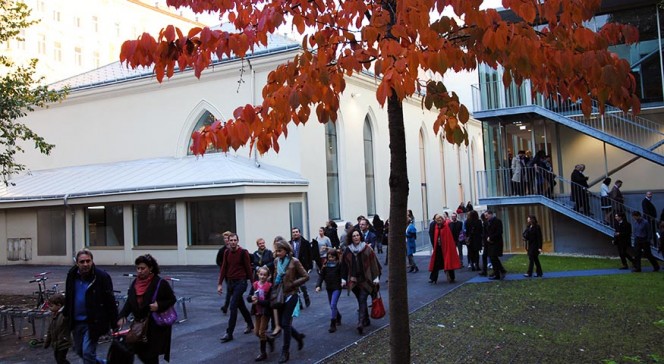 70 ans du Lycée français de Vienne : sortie des visiteurs