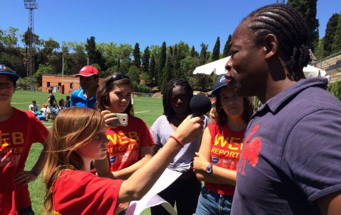 7e tournoi de la Méditerranée : Serge Betsen au micro des Web reporters