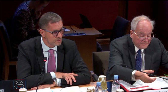 Audition du directeur de l&#039;AEFE au Sénat (4 décembre 2019) : Olivier Brochet et le président de la commission