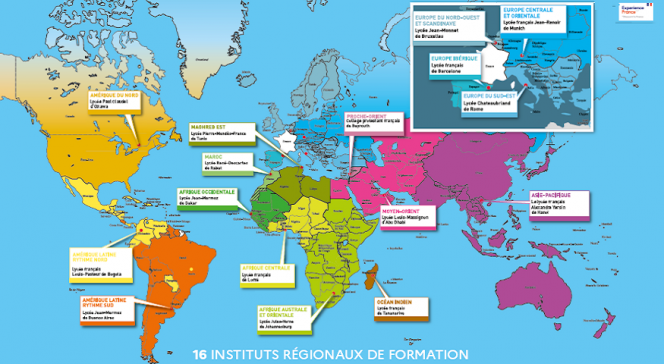 Carte des 16 zones de mutualisation du réseau EFE, avec les IRF (vignette d'aperçu)