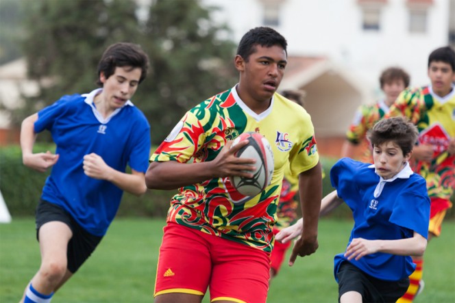 Moment d&#039;un match du Tournoi de la Méditerranée 2014