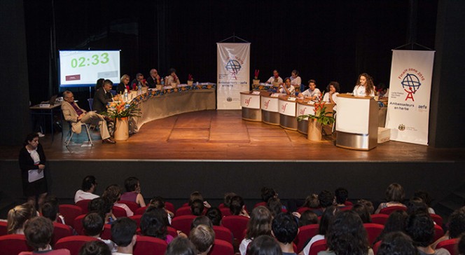 Ambassadeurs en herbe 2016 : finale régionale Amérique latine, rythme Sud – théâtre des débats