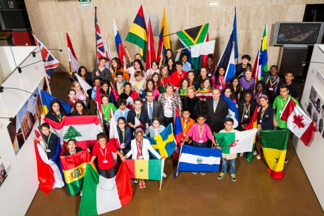 Finale d&#039;Ambassadeurs en herbe 2014: les délégations à l&#039;UNESCO