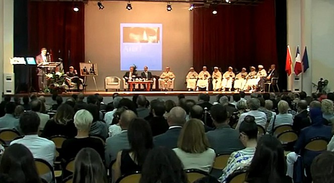 Cérémonie au lycée Lyautey à l&#039;occasion du lancement d&#039;un ouvrage historique, fruit d&#039;un travail pédagogique