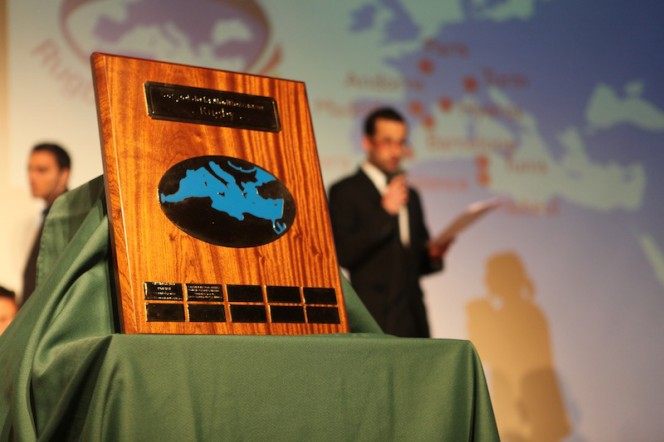 Bouclier de la Méditerranée, trophée remis en jeu à chaque édition du Tournoi de la Méditerranée