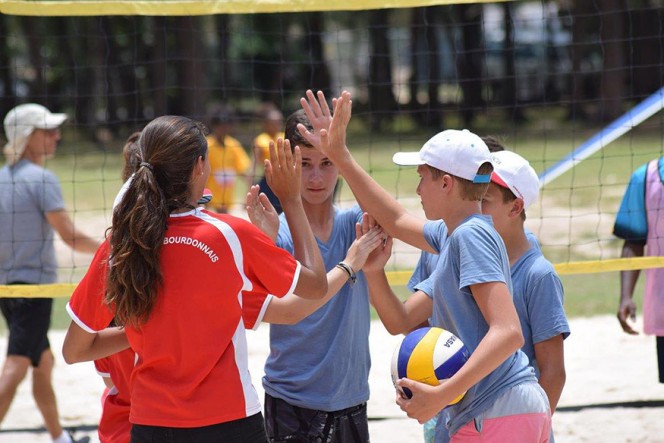 1re édition des &quot;Gecko Games&quot; : beach-volley