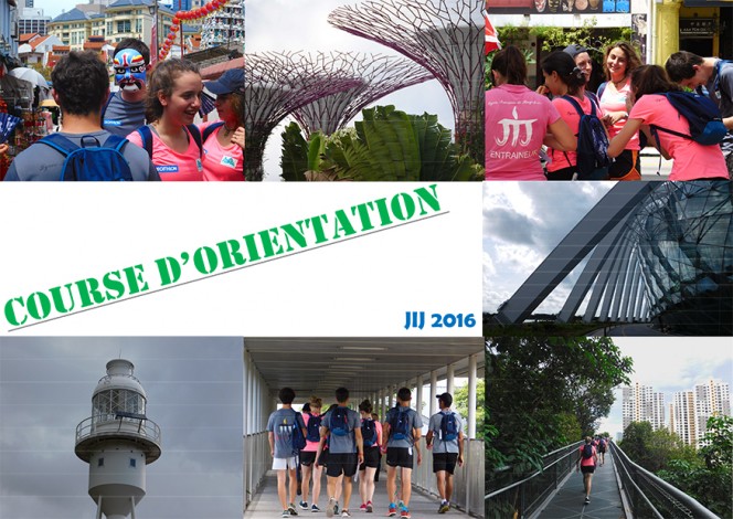 JIJ 2016 à Singapour : affiche course d&#039;orientation