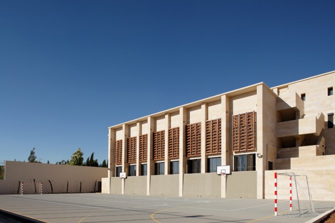Les équipements sportifs du nouveau lycée français d&#039;Amman