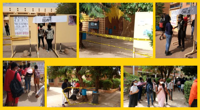 Journée franco-allemande 2021 au Lycée français de Ouagadougou : projet &quot;Mon mur à moi&quot;