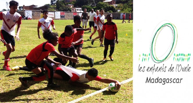 Match à Madagascar avec les Enfants de l&#039;Ovale