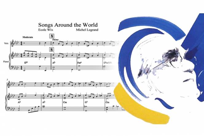 &quot;Songs around the world&quot; : une mélodie de Michel Legrand pour les lycées français du monde